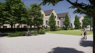 Town Houses from the square 